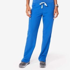 FIGS Royal Blue Kade Cargo Scrub Bottoms XS